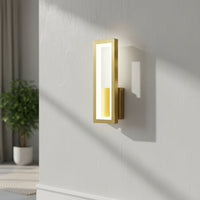 Modern Minimalist Wall Lamps Home Decor Living Room Bedroom Bedside 16W Ac96V-260V Led Sconce Black White Light Aisle Decoration