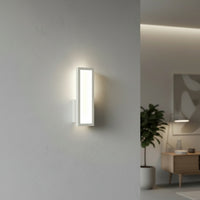 Modern Minimalist Wall Lamps Home Decor Living Room Bedroom Bedside 16W Ac96V-260V Led Sconce Black White Light Aisle Decoration