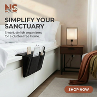 Hanging Storage Caddy Pouch for Sofa, Bed, Desk & Remote Control