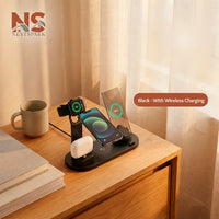 Plastic 3 In 1 Wireless Charger Stand Fast