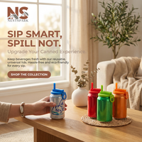 Reusable Can Lids with Straw – Keep Your Drinks Fresh & Spill-Free