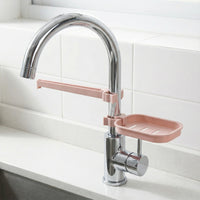 Clip-On Adjustable Sink Caddy - Kitchen & Bathroom Organizer