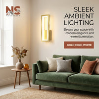 Modern LED Wall Lamp – Sleek Ambient Lighting for Bedroom, Living Room & Hallways