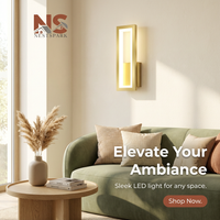 Modern LED Wall Lamp – Sleek Ambient Lighting for Bedroom, Living Room & Hallways