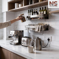 Hanging Aluminum Bathroom or Kitchen Storage Rack