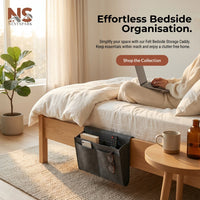 Hanging Storage Caddy Pouch for Sofa, Bed, Desk & Remote Control