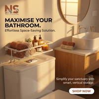 Over the Toilet Storage Shelf Organizer