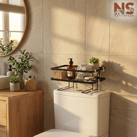 Over the Toilet Storage Shelf Organizer