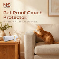 Pet Proof Couch Protector – Transparent Cat Scratcher Guard & Furniture Cover Pads
