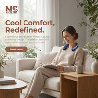 Portable Mini–Neck Fan (Bladeless)