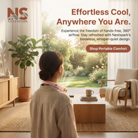 Portable Mini–Neck Fan (Bladeless)