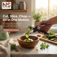 Multifunctional two-in-one kitchen scissors