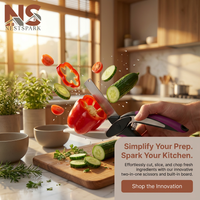 Multifunctional two-in-one kitchen scissors