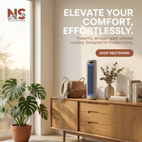 Large Multi-Purpose Wireless Tower Fan – Wireless or Plug-In