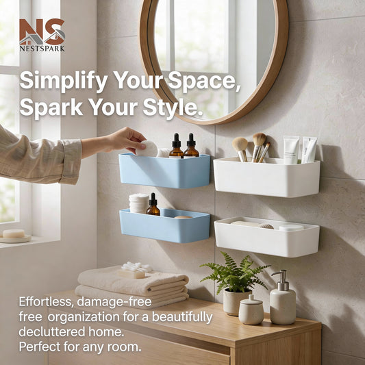 Wall Mounted Cosmetic Storage Box – Bathroom & Home Organiser