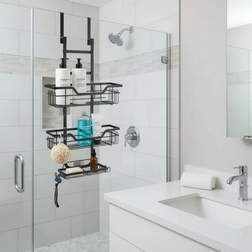 Multifunction Multi-storage Bathroom Shower Rack 