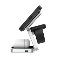 3-in-1 Foldable Wireless Charging Station – Magnetic & Portable