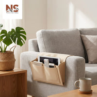 Hanging Storage Caddy Pouch for Sofa, Bed, Desk & Remote Control
