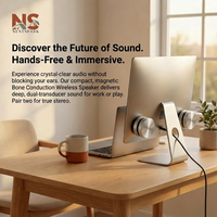 Bone Conduction Wireless Bluetooth Speaker – Crystal-Clear Sound, Hands-Free Freedom