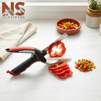 Multifunctional two-in-one kitchen scissors