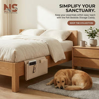 Hanging Storage Caddy Pouch for Sofa, Bed, Desk & Remote Control