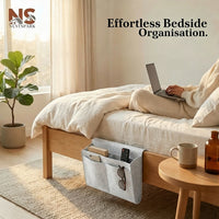 Hanging Storage Caddy Pouch for Sofa, Bed, Desk & Remote Control