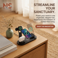 Plastic 3 In 1 Wireless Charger Stand Fast