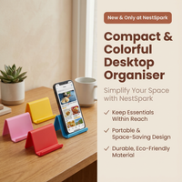 Mini Phone & Card Holder – Portable Desktop & Benchtop Organiser