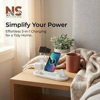 Plastic 3 In 1 Wireless Charger Stand Fast